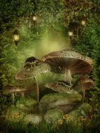 Фреска Сказочные грибы