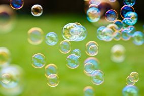 Фотообои Мыльные пузыри