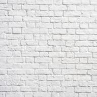 Фреска Белая кирпичная стена