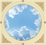 Фотообои облака на потолок
