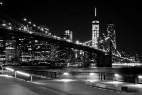 Фотообои Черно белый Бруклинский мост