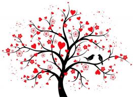 Фреска Дерево любви