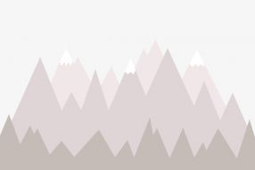 Фреска Горы в скандинавском стиле