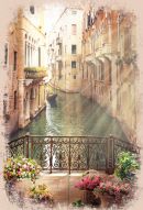 Фреска Старинная Венеция