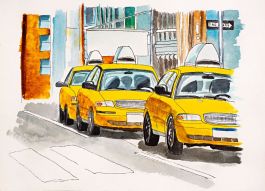 Фреска Лондонское такси