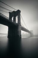 Фреска Туманный Бруклинский мост