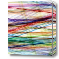 Картина Абстракция - разноцветная нить
