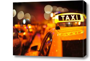 Картина Табличка такси