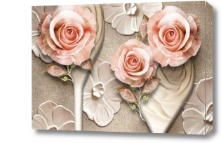 Картина Прекрасные 3D розы